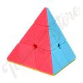 Pyramid Cube Stickerless Matte Surface Speed Triangle Pyraminx Puzzle Cube. 