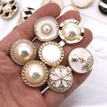 10PCS Pretty Shank Buttons Luxurious Pattern Buttons Coat Windbreaker Sweater Accessories DIY Apparel Sewing Supplies.