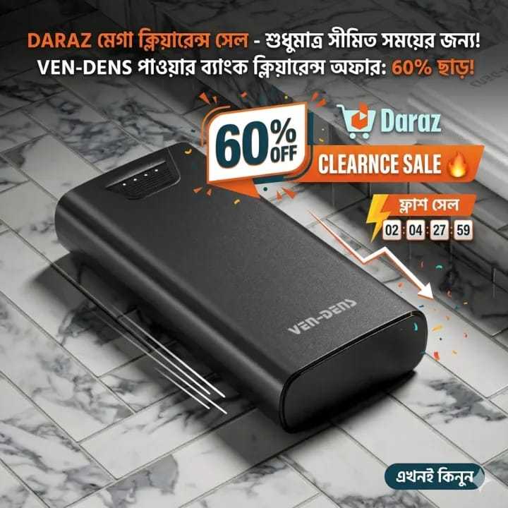 VEN-DENS%2010000mAh%20Power%20Bank%20VD-PB041%20Fast%20Charging%20Portable%20Charger%20%7C%20Dual%20USB%20Output%20%7C%20LED%20Indicator%20%7C%20Smart%20Protection%20%7C%20Slim%20&%20Lightweight%20Powerbank%20for%20Android,%20iPhone%20&%20All%20Devices%20-%20Image%204