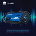 Fodsports M1-S Plus Helmet Intercom Motorcycle Helmet Bluetooth 5.0 Communicator 8 Riders 2000M with FM Radio Music Sharing Function.