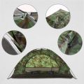 Camping Tents 1/2 Person Waterproof Camping Tent PU1000mm Polyester Fabric Single Layer Tent for Outdoor Travel Hiking. 