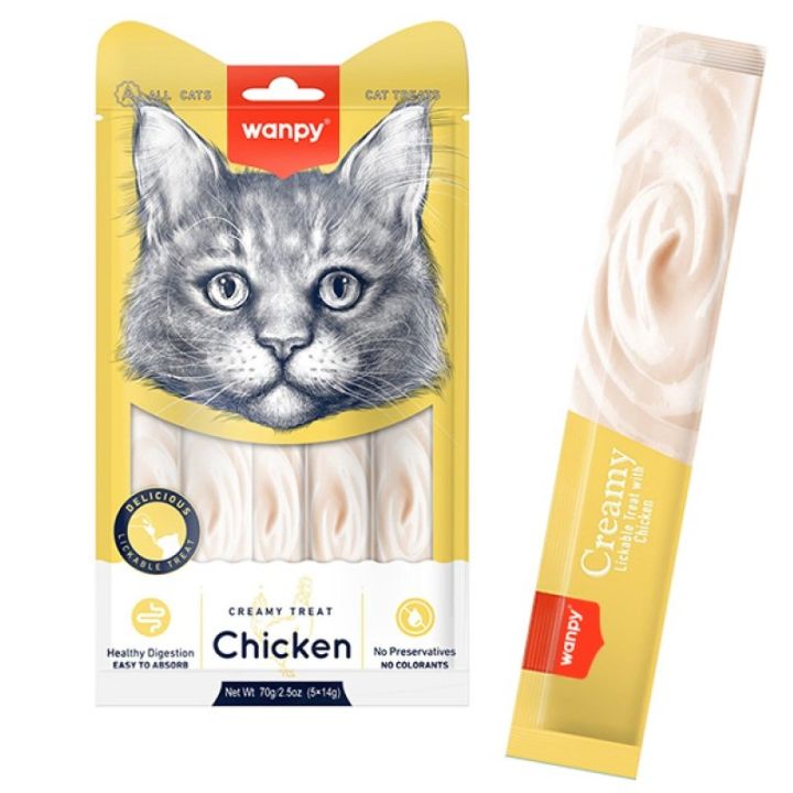 Wanpy%20Creamy%20Lickable%20Cat%20Treat%20Tuna%20Chicken%20Salmon%20Crab%20Shrimp%205X14g%20pack%20Different%20Flavours%20-%20Image%203
