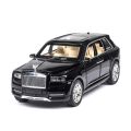 1:24 Rolls Royce Cullinan Diecast Metal Car Luxury SUV Alloy Model Car Simulation Sound Light Pull Back Car Toy For Kids Gift. 