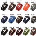 18mm 20mm 22mm 24mm NATO Style Watch Strap Replacement Bracelet Watch Strap Adjustable Durable Nylon Striped Watch Band  with tools. 