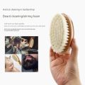 New Baby Care Pure Natural Wool Baby Wooden Brush Comb Brush Baby Hairbrush Newborn Hair Brush Infant Comb Head Massager. 