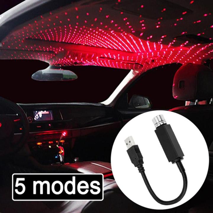 Universal Mini LED Car Roof Star Night Lights Projector Light Interior ...