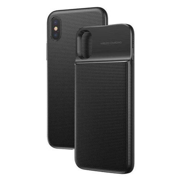 1+1 Wireless Charge Backpack Power Bank 5000mAh - Black | Daraz.com.bd