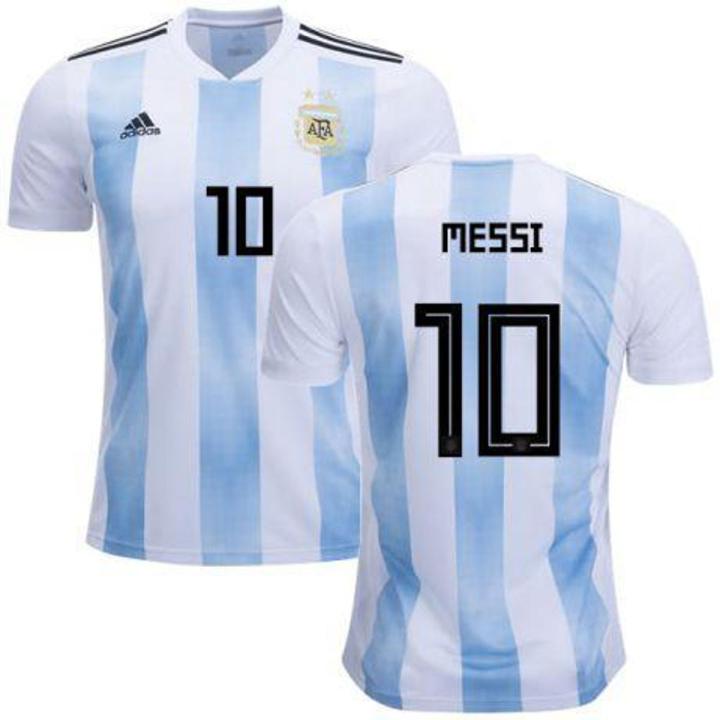 Messi 10 Argentina Home Short Sleeve Jersey World Cup18(China