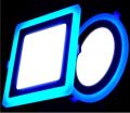 LED 6 Watt Side RGB (Red,Green,Blue) 3W and White 6W Round Squre Surface Panel Light Ceiling 3D Effect Lighting (Multi Color). 