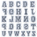 Alphabet Mold Smooth Surface Art Craft Capital DIY Epoxy Resin Mold. 