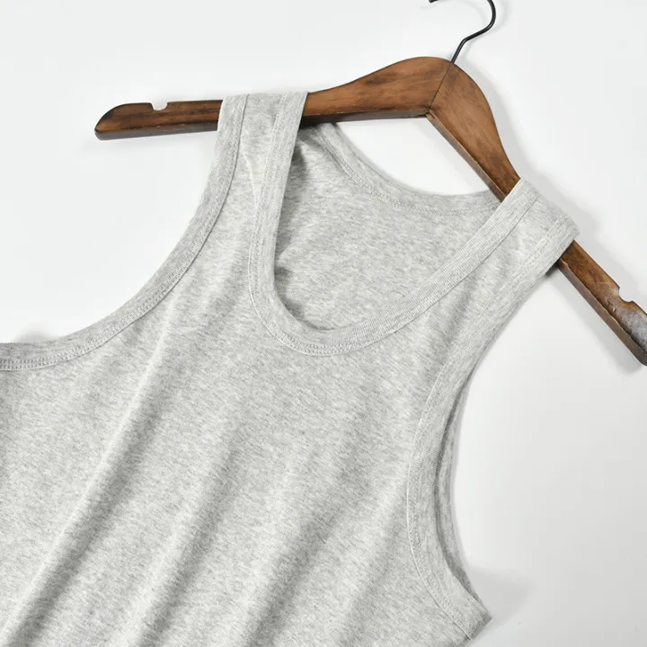 Spring%20and%20Summer%20Thin%20Men's%20I-Shaped%20Boxing%20Pure%20Cotton%20Home%20Large%20Sizes%20Availiable%20Cotton%20Thin%20Thread%20Hurdle%20Base%20Inner%20Wear%20Vest%20-%20Image%203