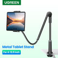 UGREEN Phone Tablet Stand iPad Holder for Bed iPad Mount Stand Gooseneck Tablet Stand Holder for Desk Video Re-cording Laying Down Rotating Swivel Swing Arm for iPad Pro iPhone Samsung Tabs Fire, 12.9''. 