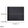 Avro Premium Men's High Quality Black Wallet For Men Soft PU Leather Money Bag For Man Short Wallet's Fashion Vintage Wallet's Casual Male Wallet Multi-Card Soft Purse Multi-function Moneybag For Man - Wallet For Men.