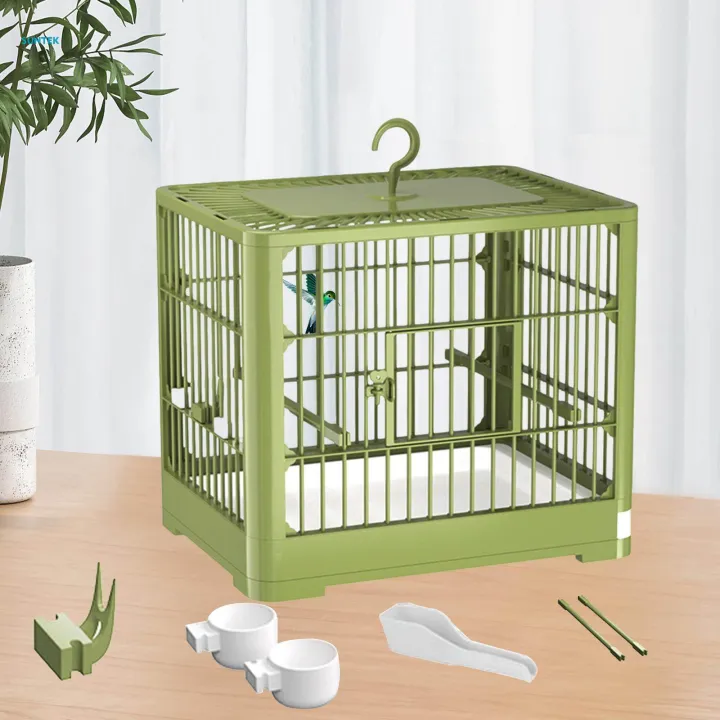 Parrot%20Bird%20Cage%20with%20Hook%20and%20Slide%20Out%20Tray,%20Home%20Use%20Cage%20Bird%20House%20for%20Parakeet,%20-%20Image%206