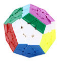 Megaminx Puzzle 3x3 Multiple Challenge Levels Color Matching Megaminx Speed Puzzle Vivid Color Different Difficulty Levels for Brain Exercise for Children. 