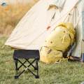 Folding Stool Seat Easy to Carry Compact Chair Footrest Chair Ottoman Camping Chair Foot Stool Saddle Chair for Backpacking Hiking Traveling.