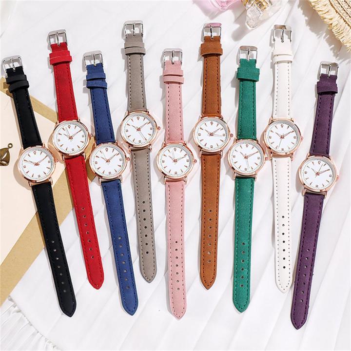 2022 New Watch Women Fashion Casual Leather Belt Watches Simple Ladies' Small Dial Quartz Clock Dress Wristwatches Reloj Mujer