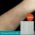 100Pcs Tattoo Film Aftercare Protective Waterproof Tattoo Repair Patch Adhesive Medical PU Film Plaster Wound Dressing Fixation. 
