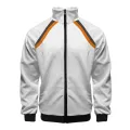 Hip Hop Popular Anime Haikyuu 3D Print Zipper Raglan Jacket Windbreaker Boys/Girls Comfortable Stand Collar Jackets Coats. 