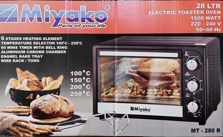 Miyako 28 Liter Electric Oven MT-280R