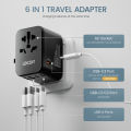 LENCENT PD 30W Fast Charging Universal Travel Adapter, International Wall Charger with 2 USB Ports & 3 USB-C PD Adaptor, All in One Worldwide.