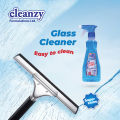 Cleanzy Glass Cleaner with Spray - 350ml ( Buy 1 Get 1 Refill 350ml Free ). 