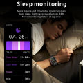 Qiunery QX11 Smart Watch Sleeping Heart Rate Blood Oxygen Blood Pressure Monitor Waterproof Fitness Watch With 1.96 Inch Touch Screen For Smart Phones Tablet Laptop.