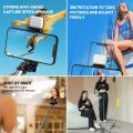Bluetooth Selfie Stick with LED Tripod R1S Extendable Monopod Removable Mini Universal Remote 360 Adjustable Head Stand. 