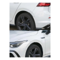 Car Front and Rear Wheel Trim Stickers Wheel Eyebrow Lip Protective Stickers for Golf 8 MK8 2020-2022 Replacement Parts Accessories 4Piece. 