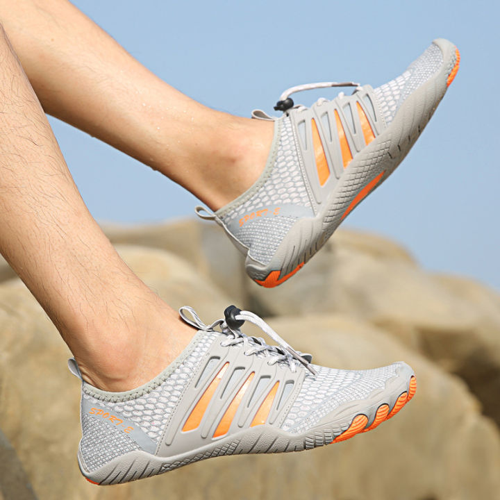 New river tracing shoes cross-border five-finger sports fitness outdoor hiking hiking hiking shoes plus size wading shoes couple beach shoes