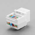 RJ45 Cat6 UTP Keystone Female Jack Connector Adapter Internet Network Lan Cable. 