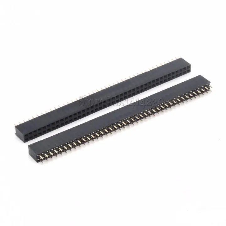 40x2 ROW FEMALE Header 40x2 Straight Pins DOUBEL Row 2.54mm Pitch Pin ...