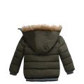 1 2 3 4 5 6 Years Boys Jacket Winter Heavy Hooded Kids Windbreaker Coat Keeping Warm Resist The Severe Cold Children Outerwear.