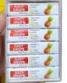 Decadent Foods Bonfire Juicy Drops Fruit Candy | Pineapple Flavor Chew Candy (525 g).