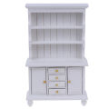 1/12 Dollhouse Miniature Furniture Multifunction Wood Cabinet Bookcase Cabinet. 