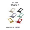 Sim Slot Card Tray Holder For iPhone 11 Single Sim/ Dual Sim Tray. 