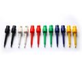 12x Useful multimeter lead wire test probe hook clip set grabbers connectohm. 