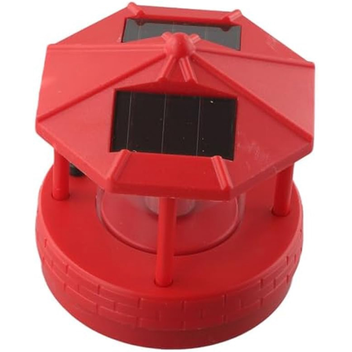 LED Solar Powered Lighthouse,360 Degree Rotating Lamp A | Daraz.com.bd