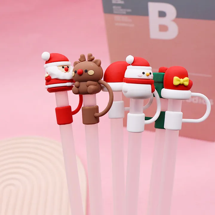 Christmas%20New%20Year%20Theme%20Cute%20Straw%20Dust%20Cap%20Dust%20Plug%20Detachable%20Doll%20Cute%20Straw%20Dust%20Cover%20Glass%20Stainless%20Steel%20Straw%20Cover-Cola%20Kids%20-%20Image%203