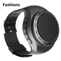 Fashions 2025 Wrist Watch Speaker Cool Lighting Bluetooth-compatible Sports Music FM Radio USB Rechargeable Music FM Radio Box.