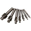 Countersunk head milling cutter , 7Pcs M3-M12 Counterbore Milling Cutter Speed Steel Pilot Slotting Tool End Mill Slot Drill Bit Set.
