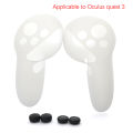 For Meta Oculus Quest3 Handle Silicone Protective Cover For Meta Quest 3 Handle Silicone Cover With Rocker Hat D4R8 Hudduo.