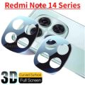 2in1 Back Protector Combo Pack for Xiaomi Redmi Note 14 Pro 5G (Back Hydrogel Poly Protector + 3D Camera Lens Protector Glass). 