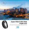 Vocoal Phone Camera Lens Smartphone Mobile Phone Lenses Cell Phone Lens Wide Angle Micro Camera 2 IN 1 Clip Lens Professional Universal Clip Phone Lens for iPhone Huawei Xiaomi Samsung Other Smartphones. 