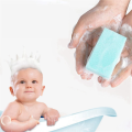 OUMERY Baby Bath Sponge (24 Pieces) Soft Foam Washer with Cradle Cap Brush Body,Hair and Scalp Clean Gentle Baby Sensory Brush.