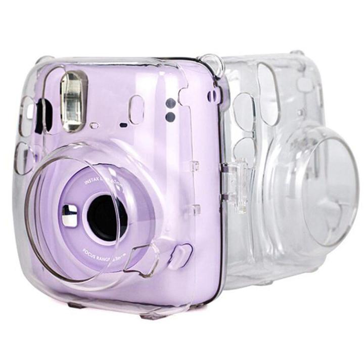 For Instax Mini 11 Camera Bag Portable Transparent Camera Bag Case With Strap Creek