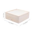 Wood Box, 1 Pc Wooden Storage Box Wooden Jewelry Case Square Gift Box for Storage Boxes for Birthday Parties and Banquets.