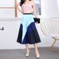 Winter Women's Pleated skirt New Cartoon Print High Waist Long Skirts Women Young Girl Summer Large Size Japan Female Falda.