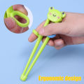 1 Pair Training Chopsticks Cartoon Animal Chopsticks For Kids Chopsticks Holder For Children Beginners Food Grade Tableware.