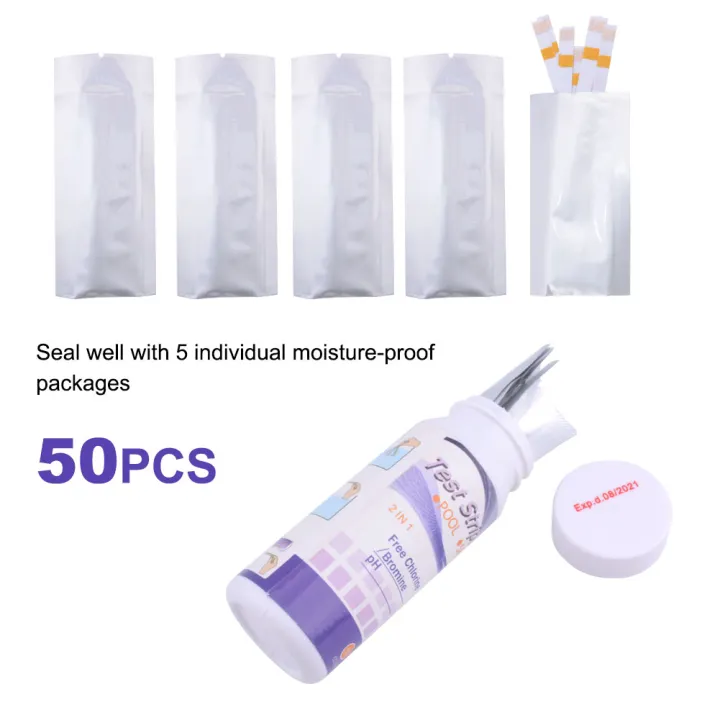 YIERYI%206%20in%201%20PH%20Test%20Strips%20Water%20Quality%20Test%20Strips%20Test%20PH/Chlorine/Bromine/Total%20Alkalinity/Cyanuric%20Acid%20for%20Aquarium%20Fish%20Tank%20Swimming%20Pools%20-%20Image%206